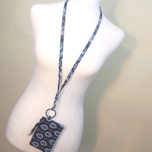 Vera Bradley Lanyard and ID holder